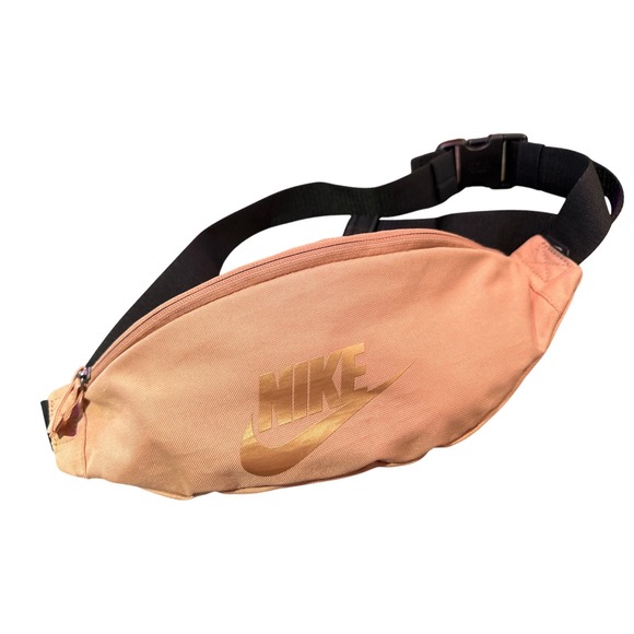 Nike Handbags - NIKE Fannypack Crossbody Waistpack Bumbag Peach/Gold Unisex